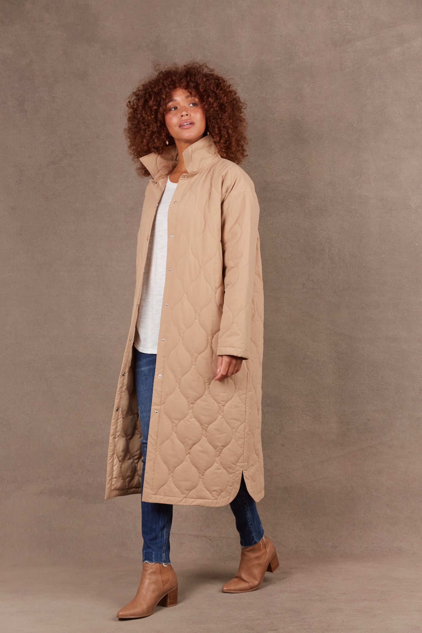 Ribe Coat | Putty