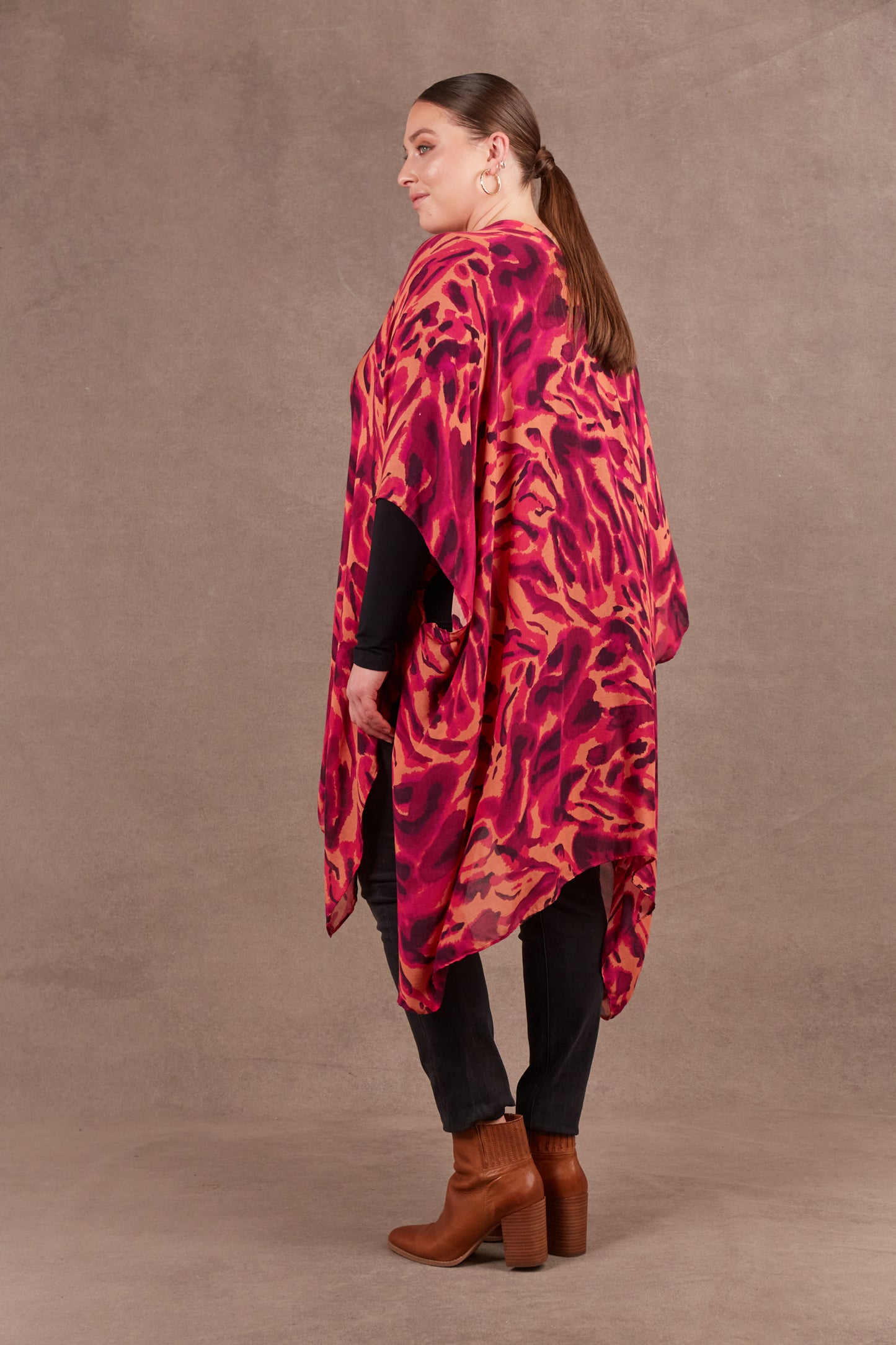 Mayan Cape | Magenta