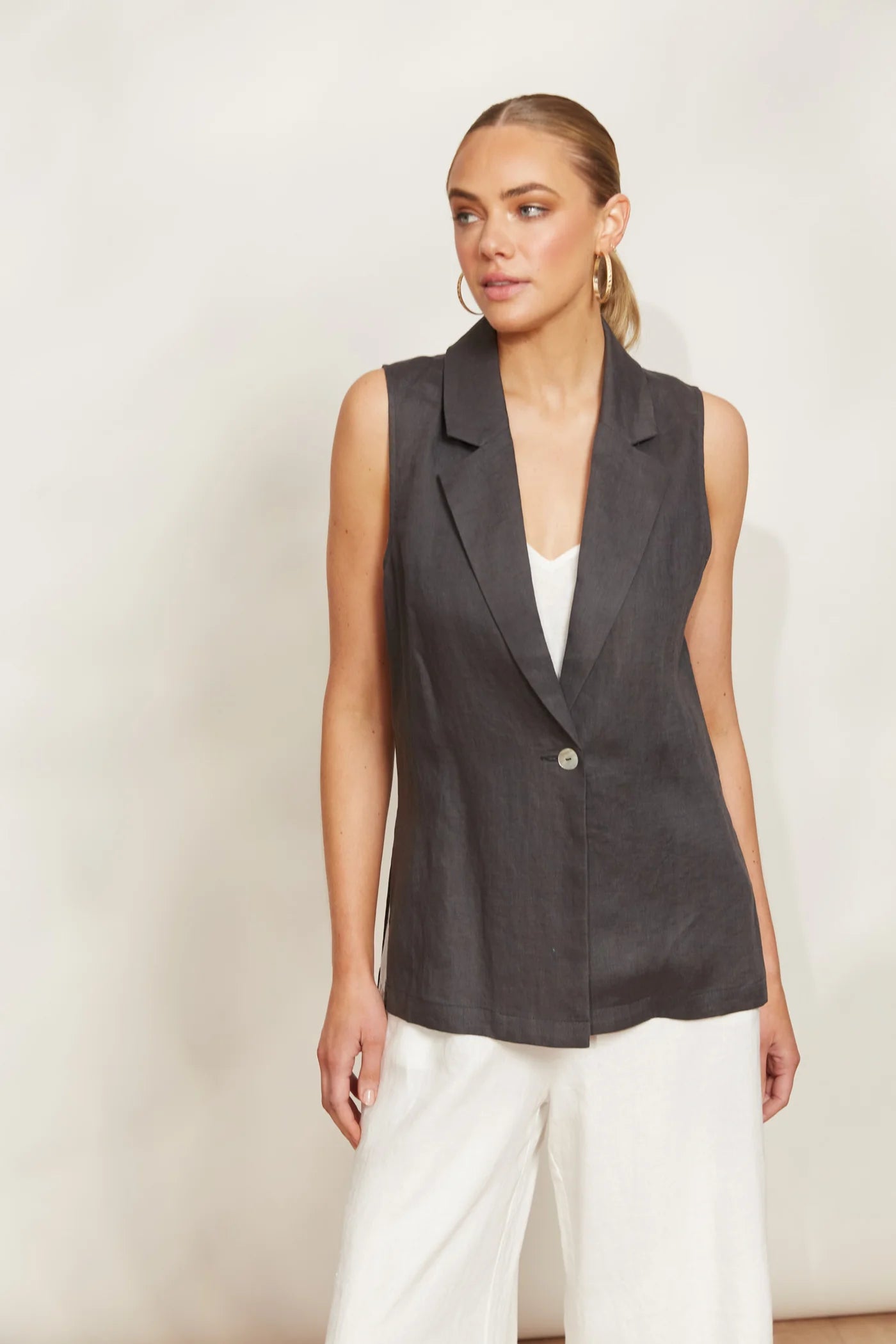 Halcyon Vest | Oyster