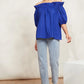 Halcyon Ruched Top | Cobalt