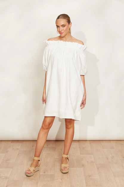 Halcyon Ruched Dress | Opal