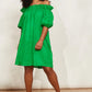 Halcyon Ruched Dress | Emerald