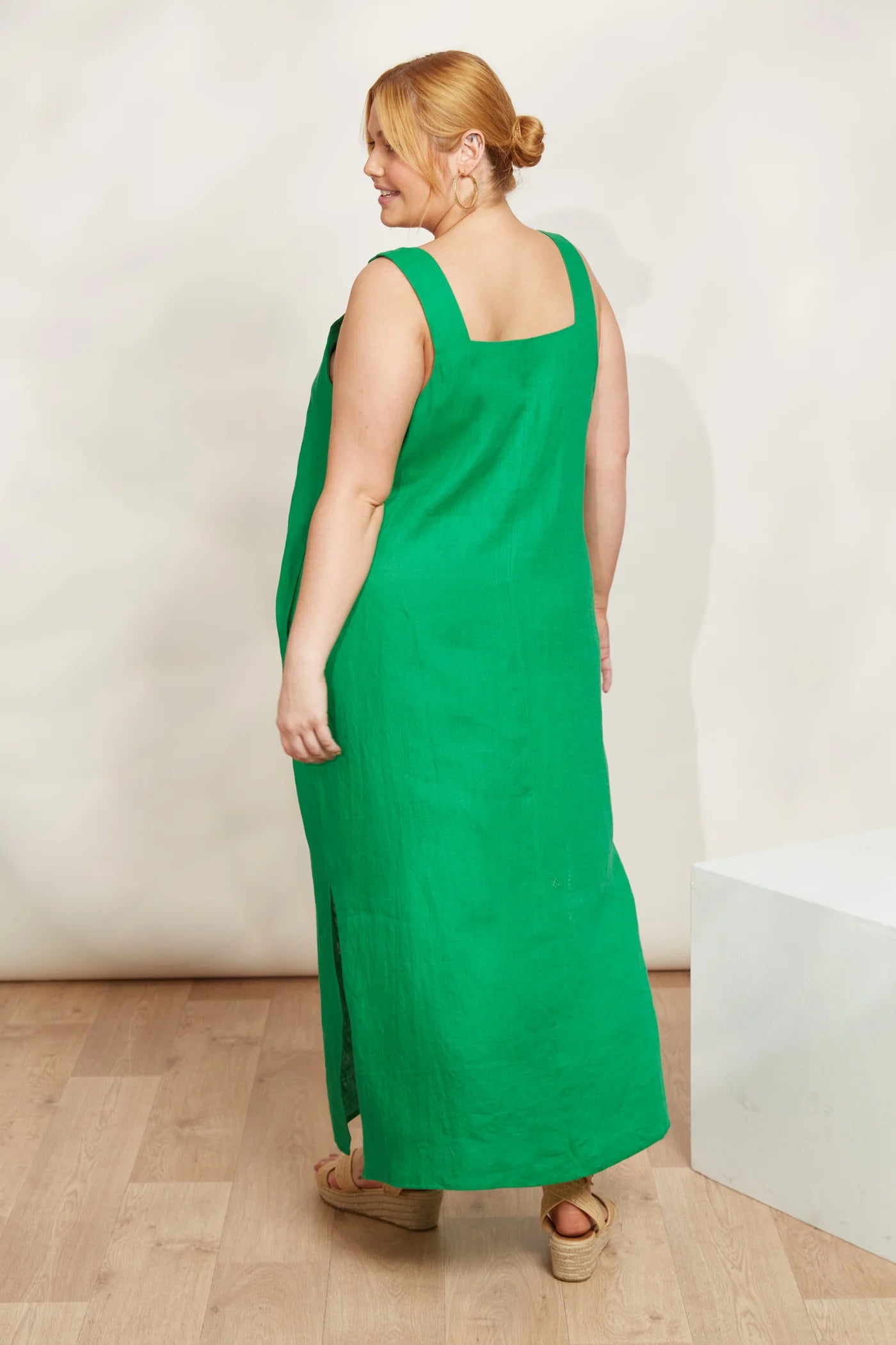 Halcyon Tank Dress | Emerald