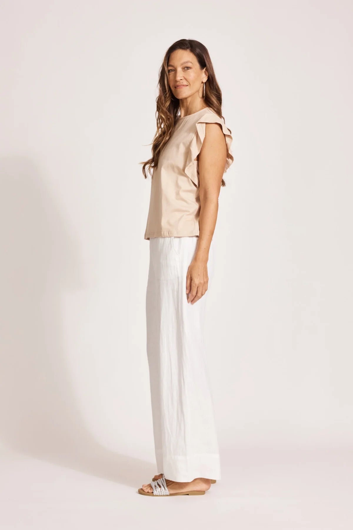 Francia Frill Tank | Stone