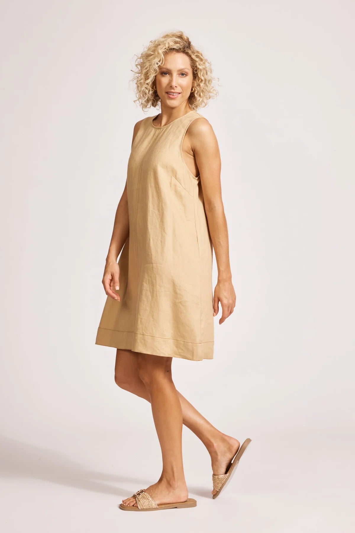 Miramar Tank Dress | Camel