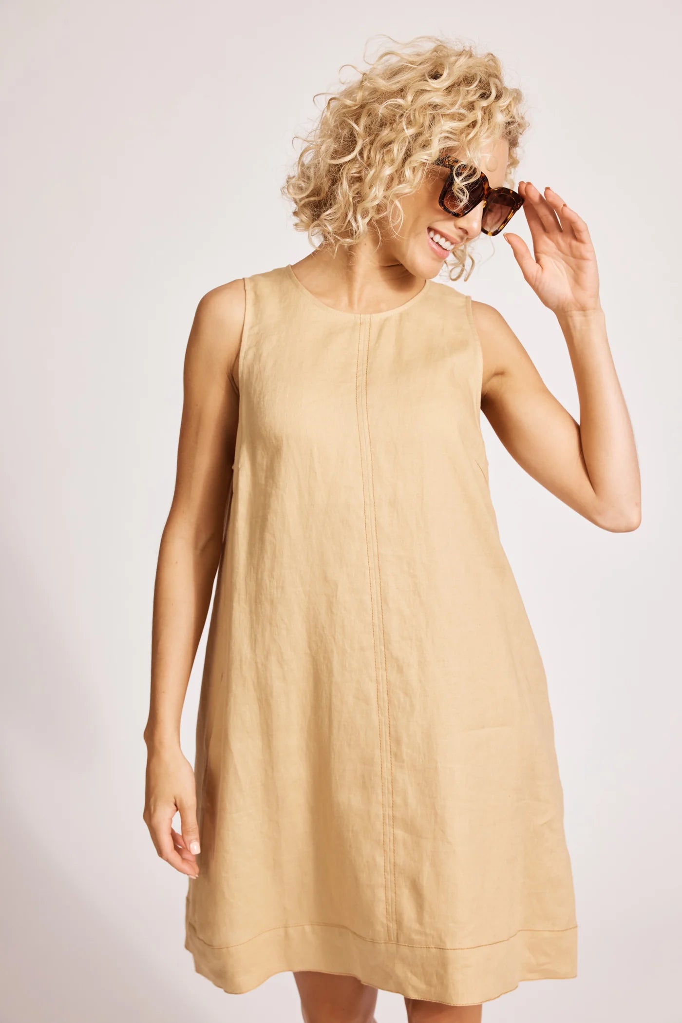 Miramar Tank Dress | Camel
