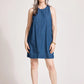 Melenia Denim Tank Dress | Indigo