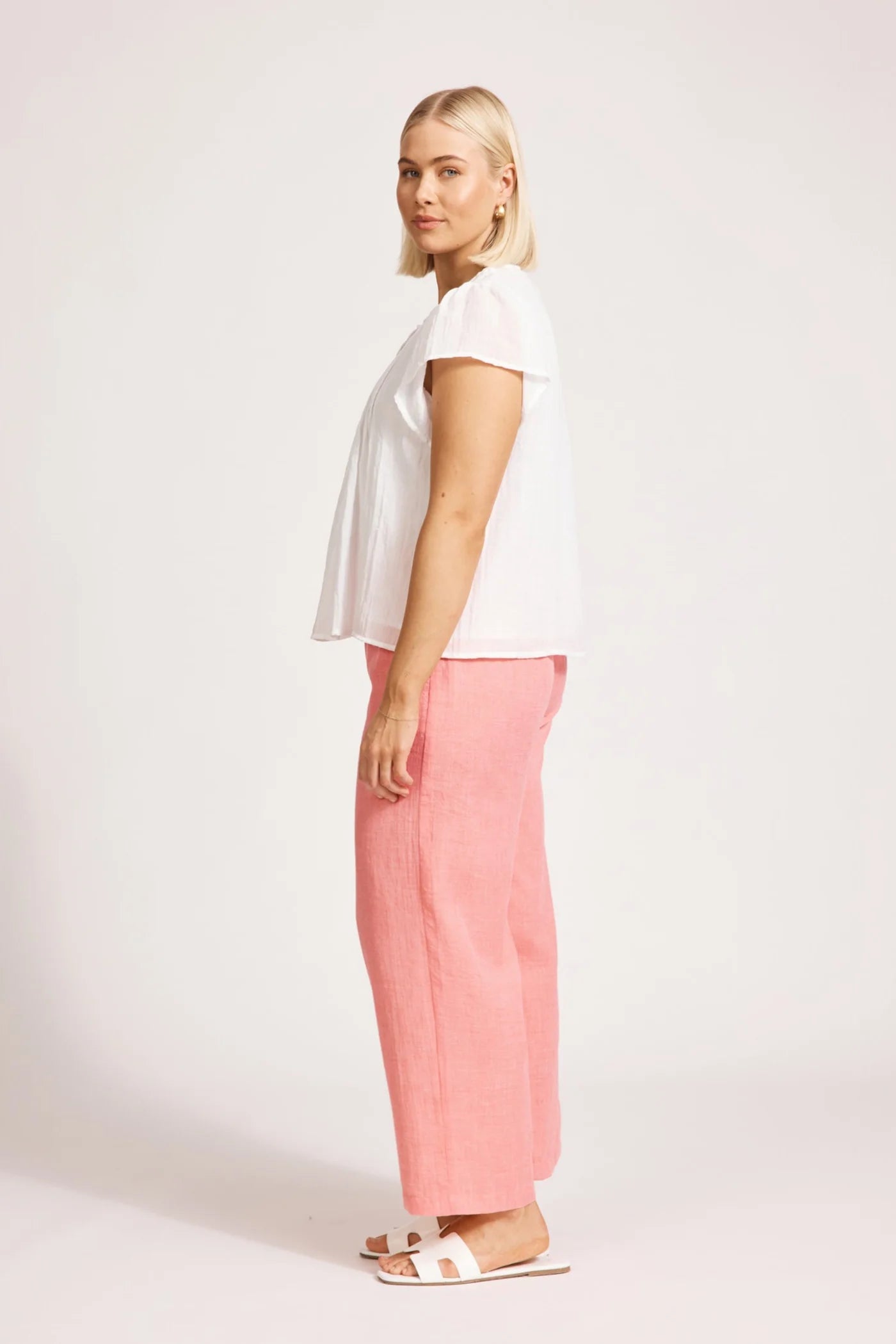 Orsula Button Top | Whie