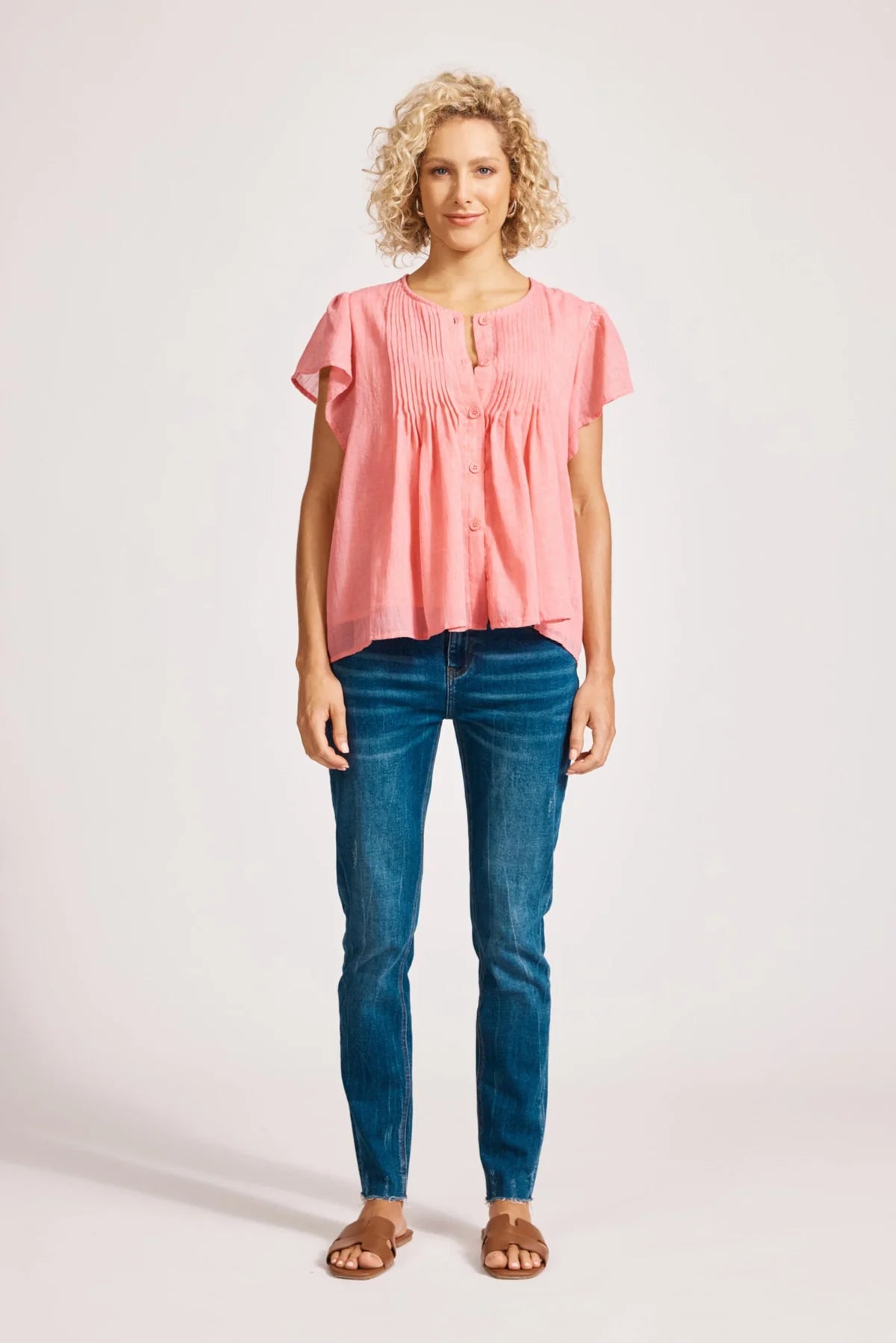 Orsula Button Top | Cameo