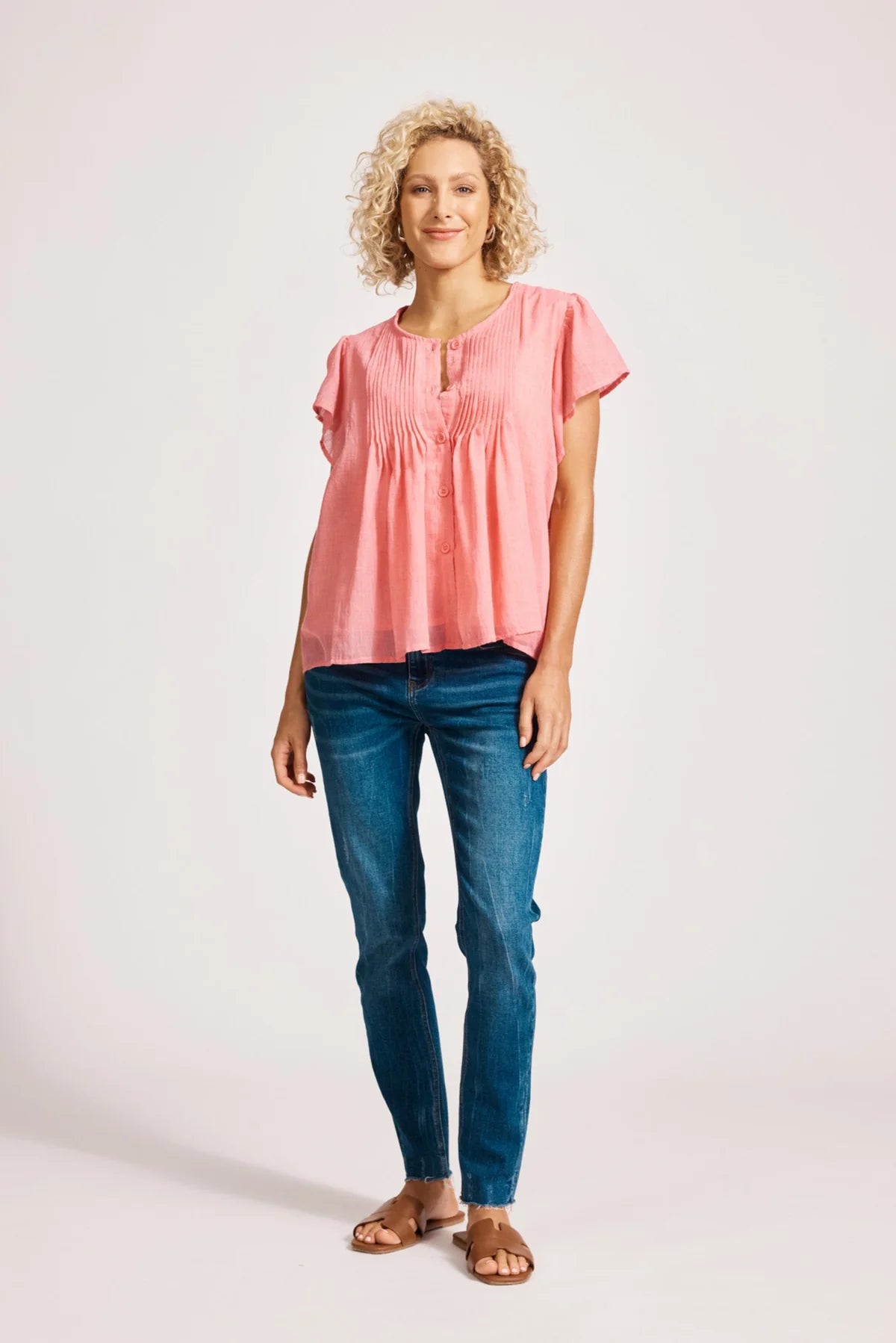 Orsula Button Top | Cameo