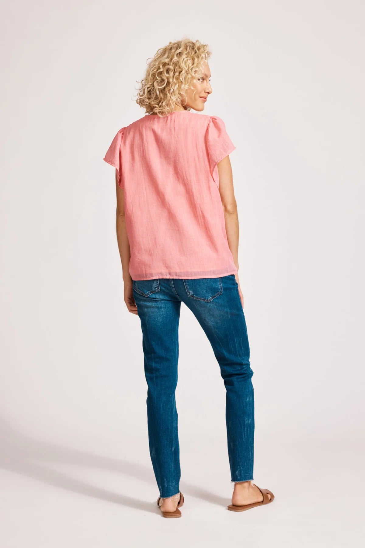 Orsula Button Top | Cameo