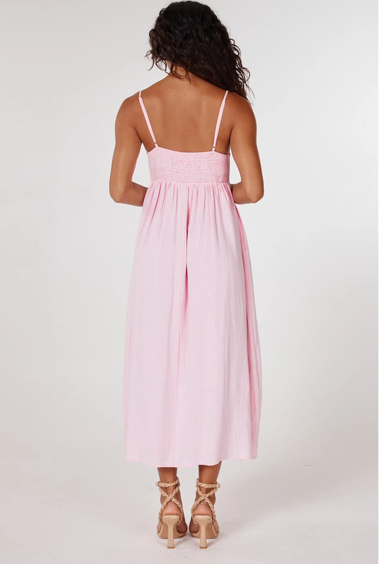 Karla Midi Dress | Light Pink