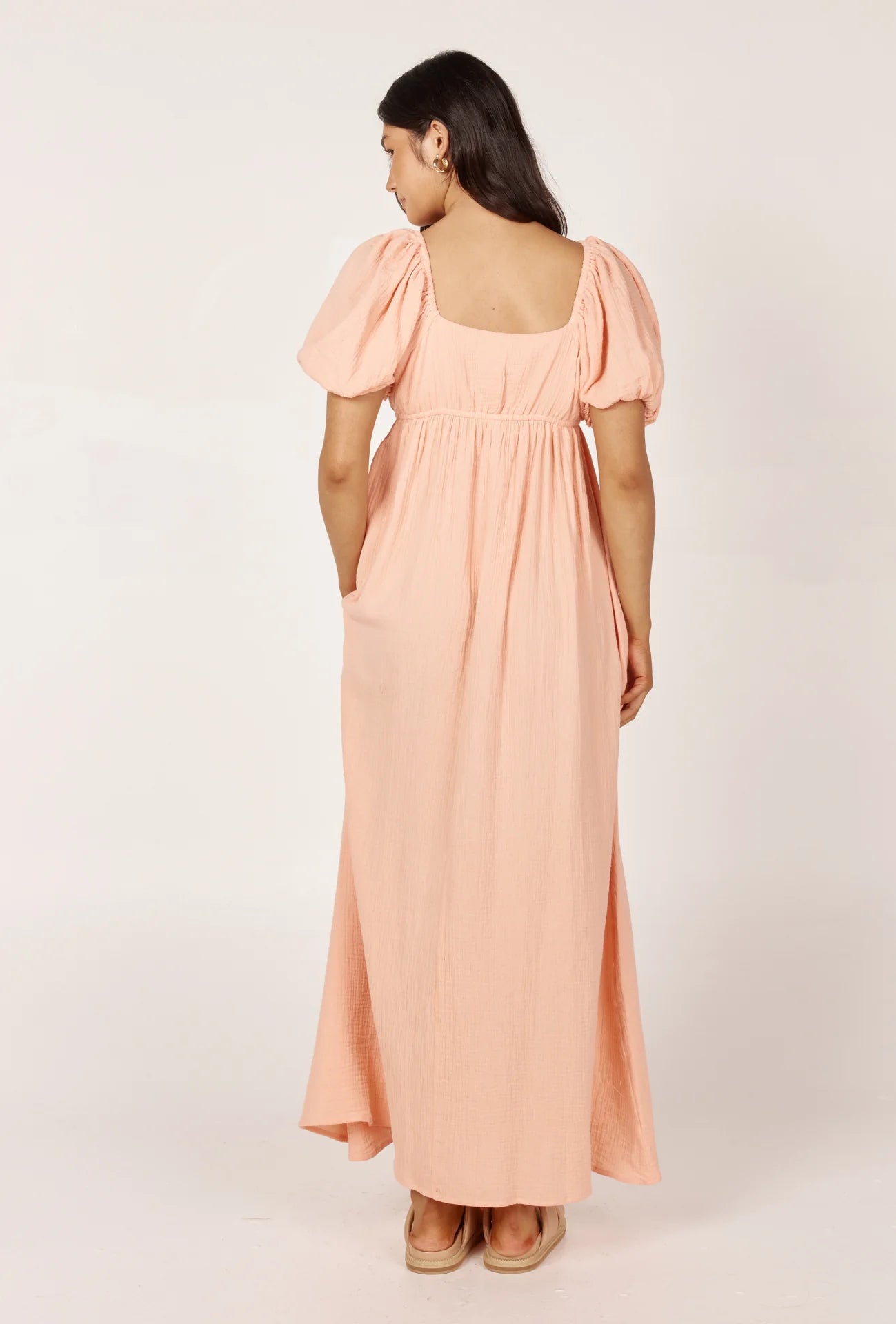 Penelope Maxi Dress | Peach