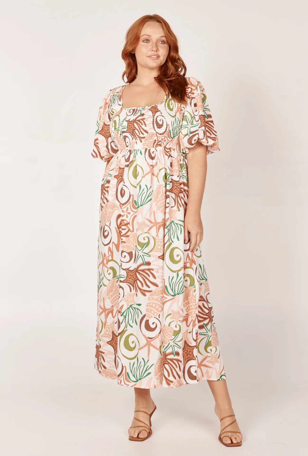 Ana Midi Dress | Koralli Print