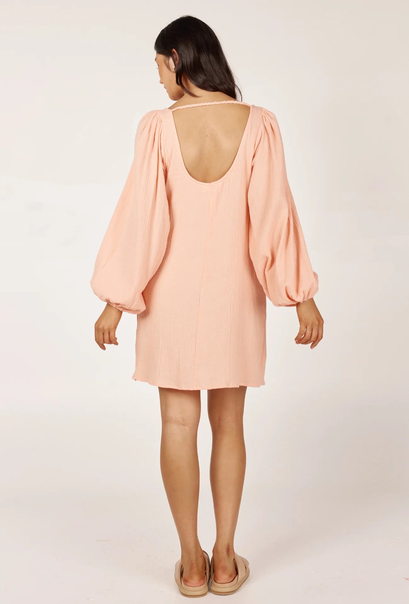 Sara Mini Dress | Peach