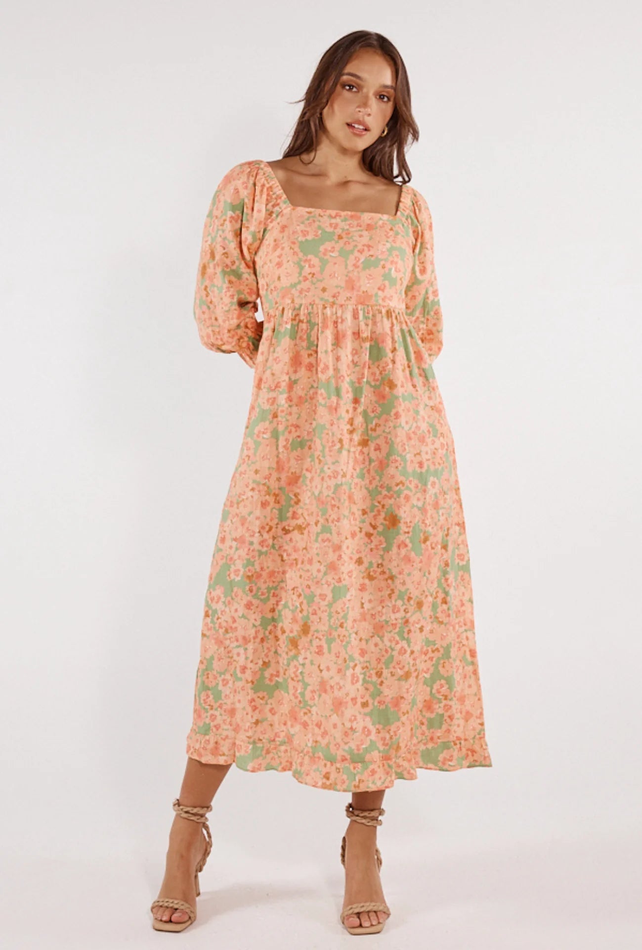 Rue Midi Dress | Flores Print