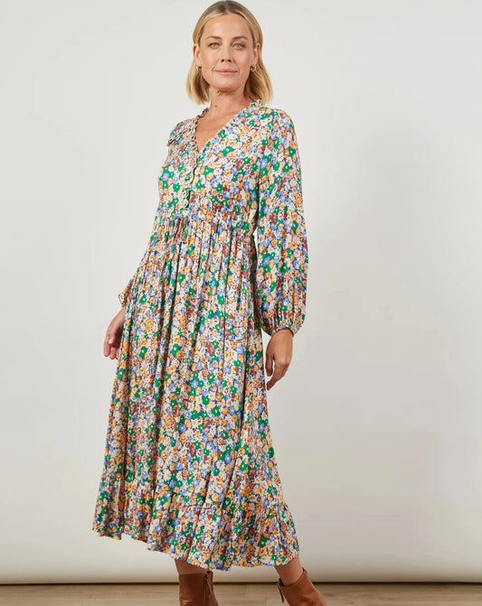 Euphoria Tie Maxi | Meadow Bloom