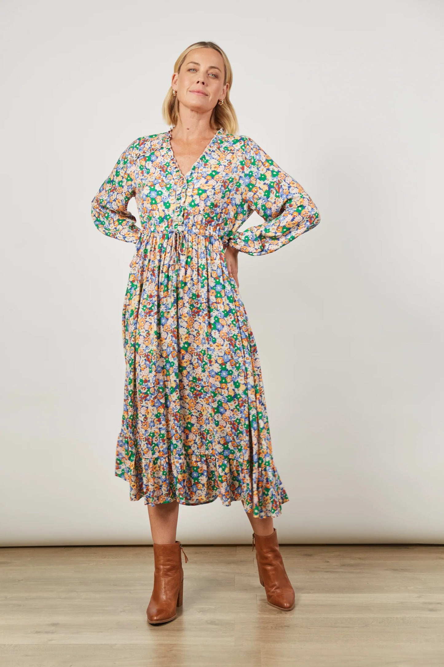 Euphoria Tie Maxi | Meadow Bloom