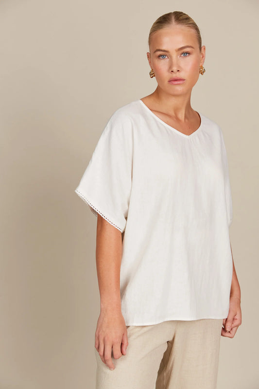 Amelle Relaxed Top | Lotus