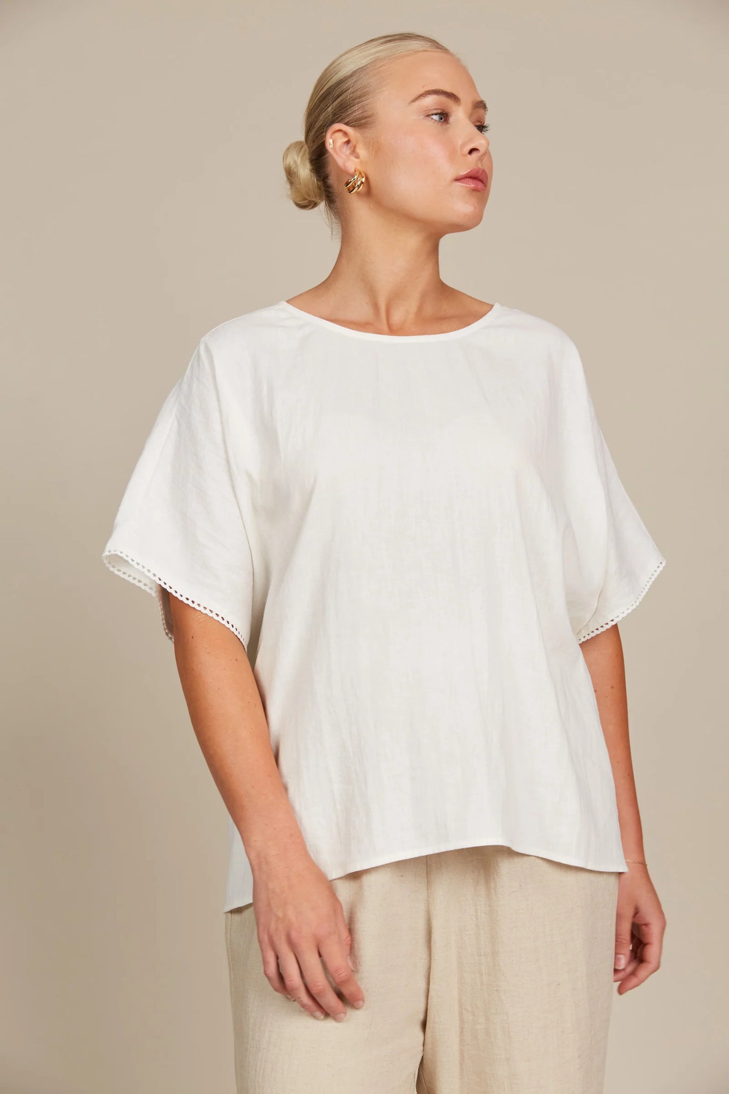 Amelle Relaxed Top | Lotus