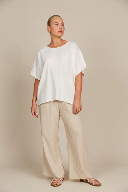 Amelle Relaxed Top | Lotus