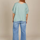 Amelie Relaxed Top | Seafoam