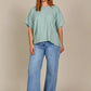 Amelie Relaxed Top | Seafoam