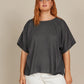 Amelie Relaxed Top | Graphite