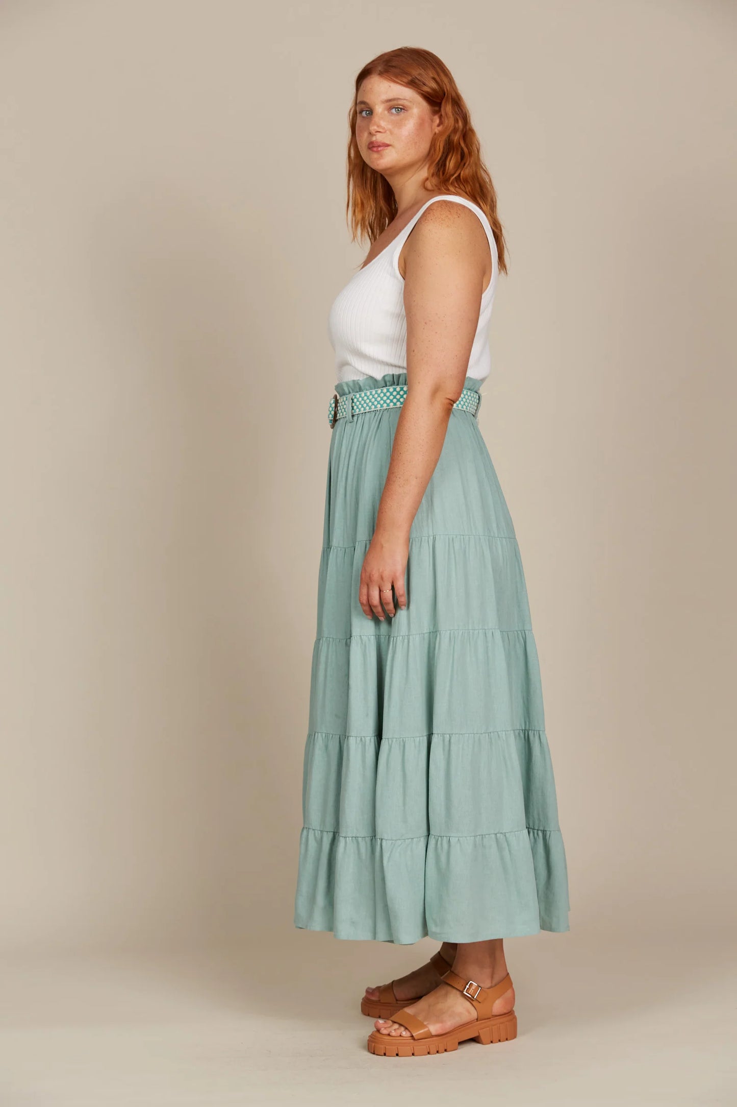 Amelle Skirt | Seafoam