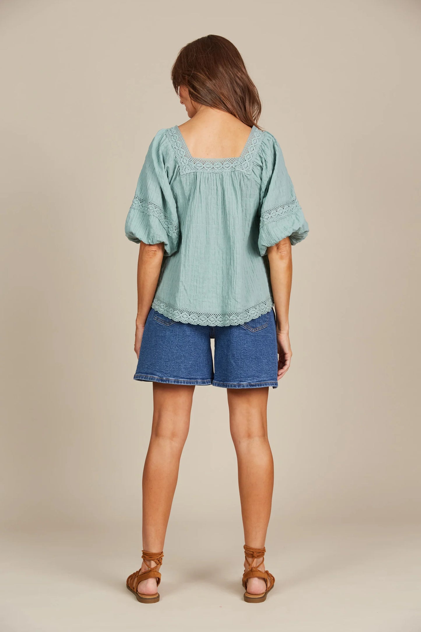 Fleur Top | Seafoam