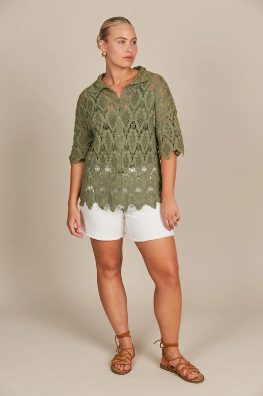 Giselle Shirt | Olive