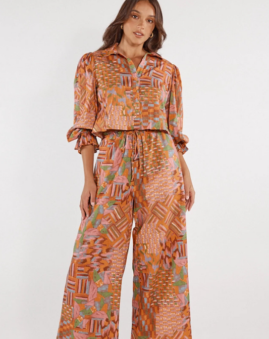 Elisa Pant | Mosaic Print