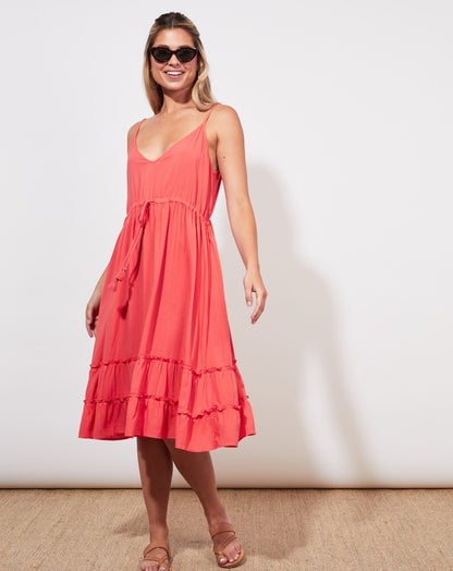 Tropicana Tank Dress | Coral