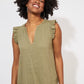 Tanna Frill Top | Khaki