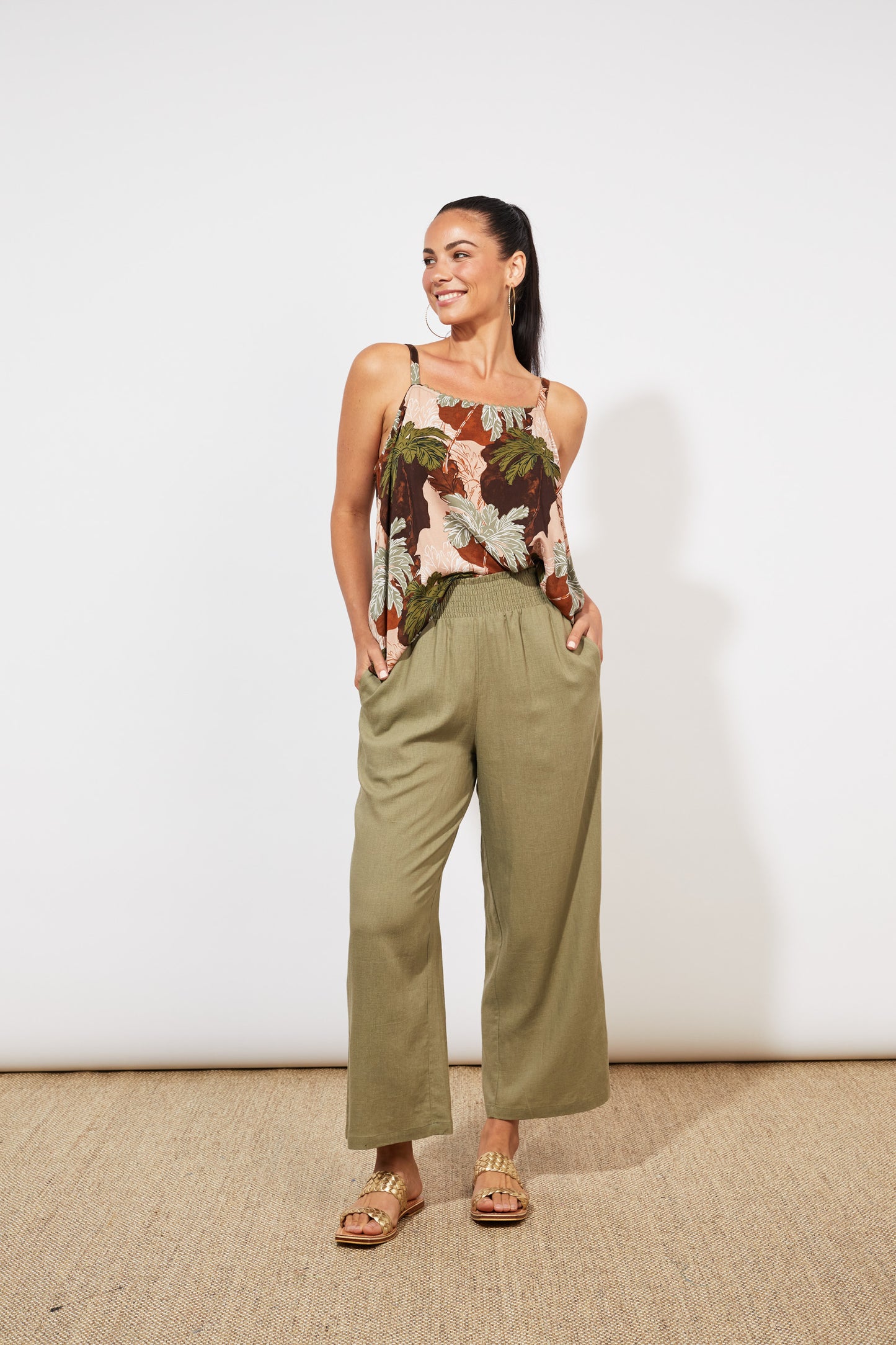 Tanna Pant | Khaki