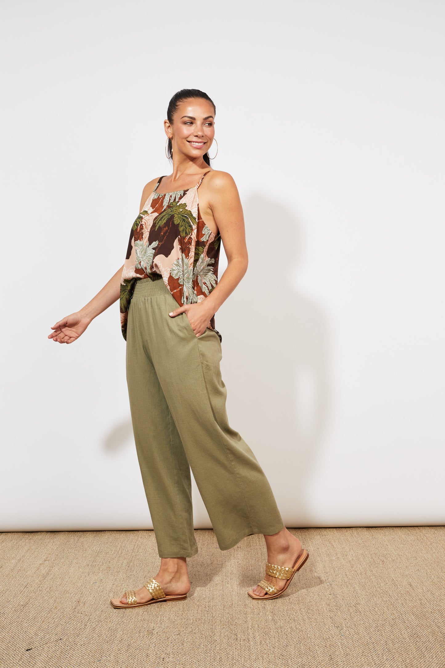 Tanna Pant | Khaki