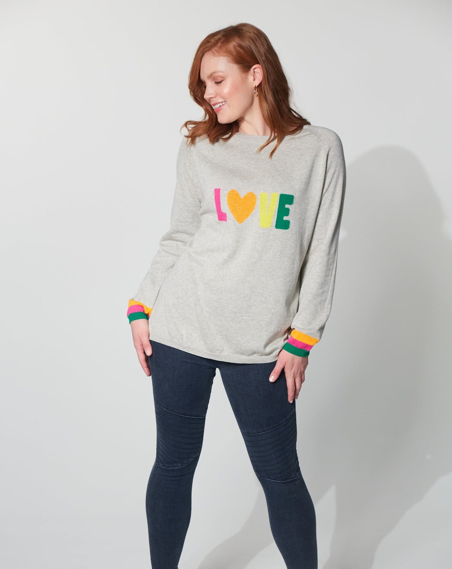 Boden Love Jumper | Cloud