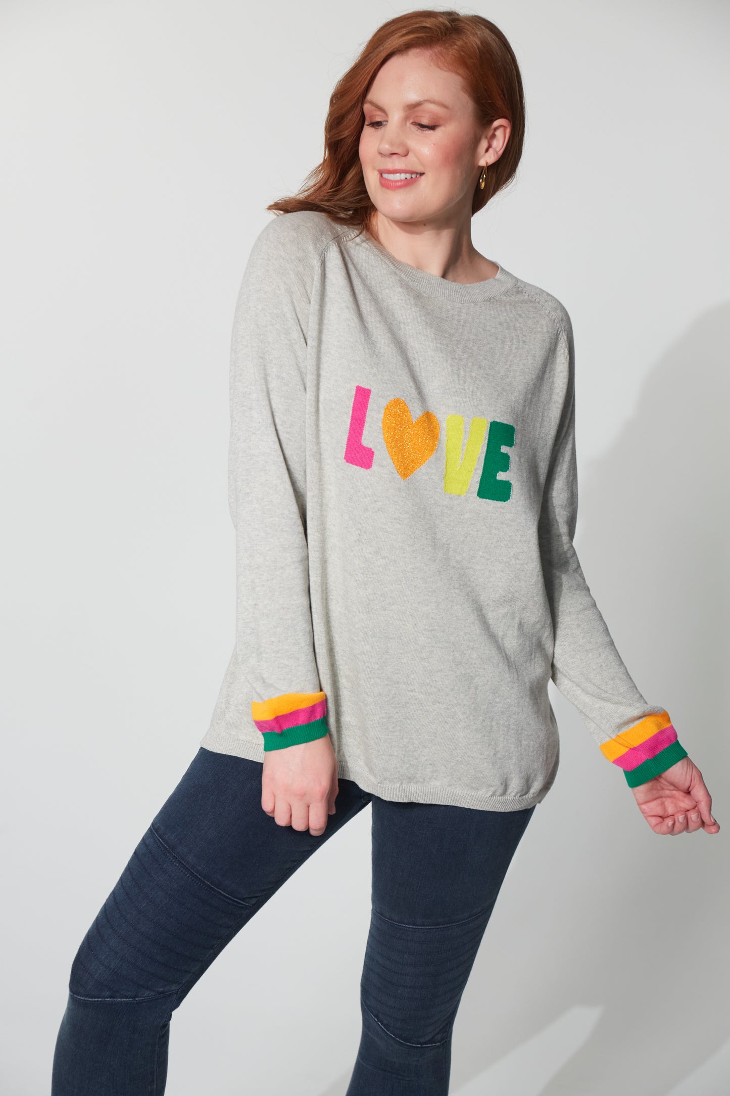 Boden Love Jumper | Cloud