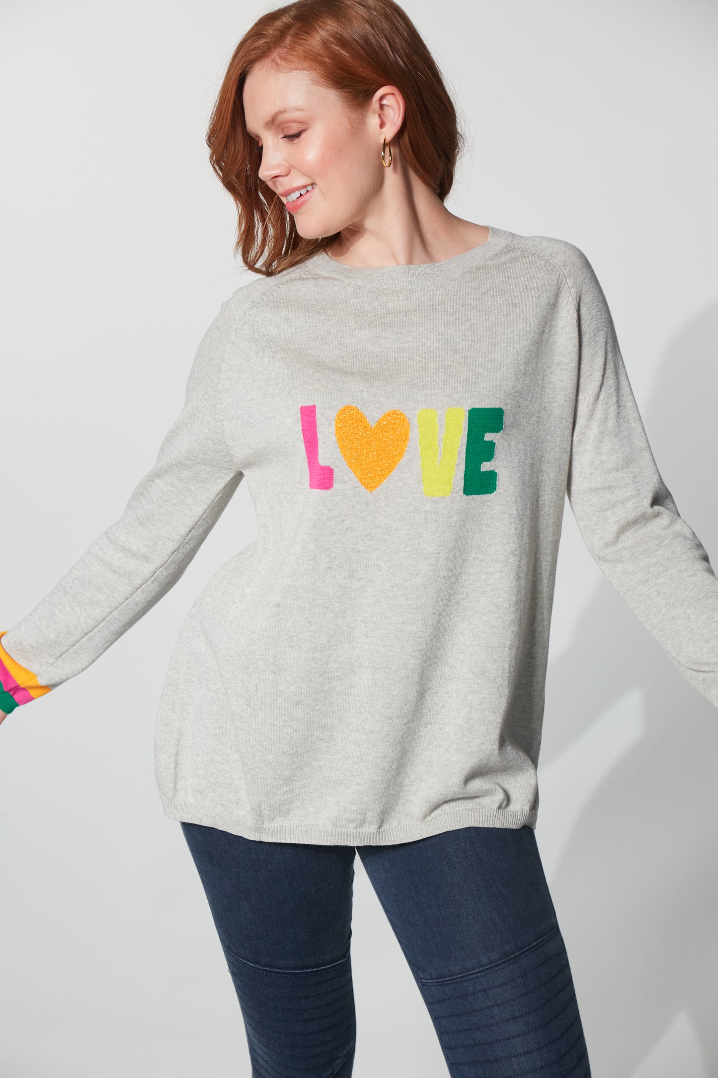 Boden Love Jumper | Cloud