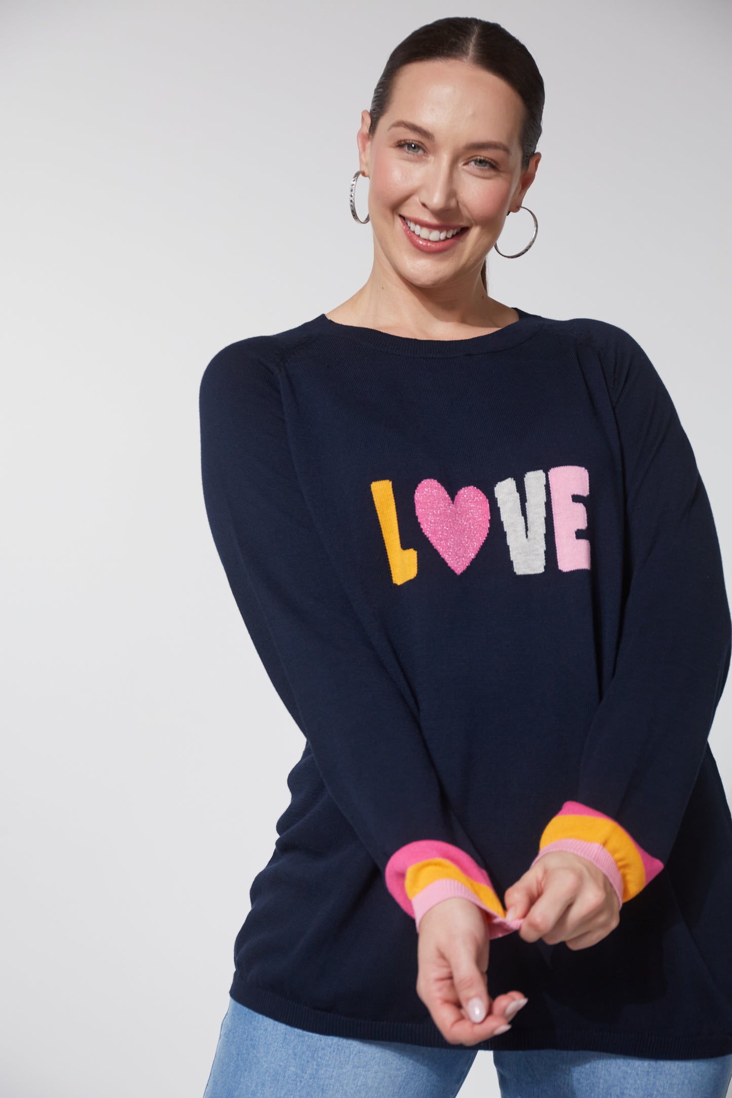 Boden Love Jumper | Midnight Size XS/S