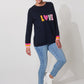 Boden Love Jumper | Midnight Size XS/S