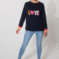 Boden Love Jumper | Midnight Size XS/S