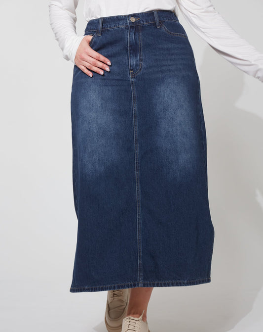 Dalton Denim Skirt | Indigo