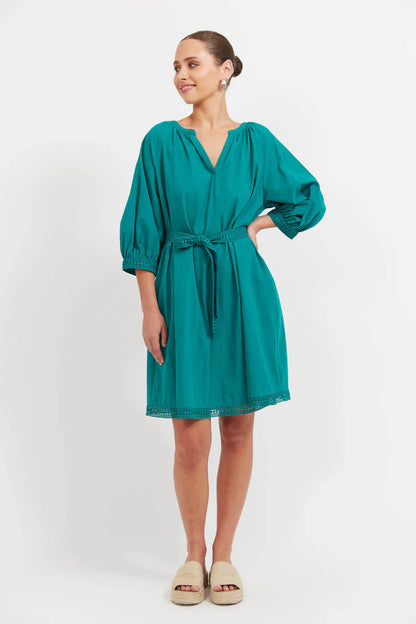 Santos Dress | Teal