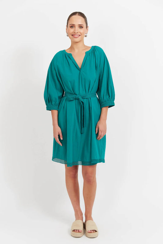 Santos Dress | Teal