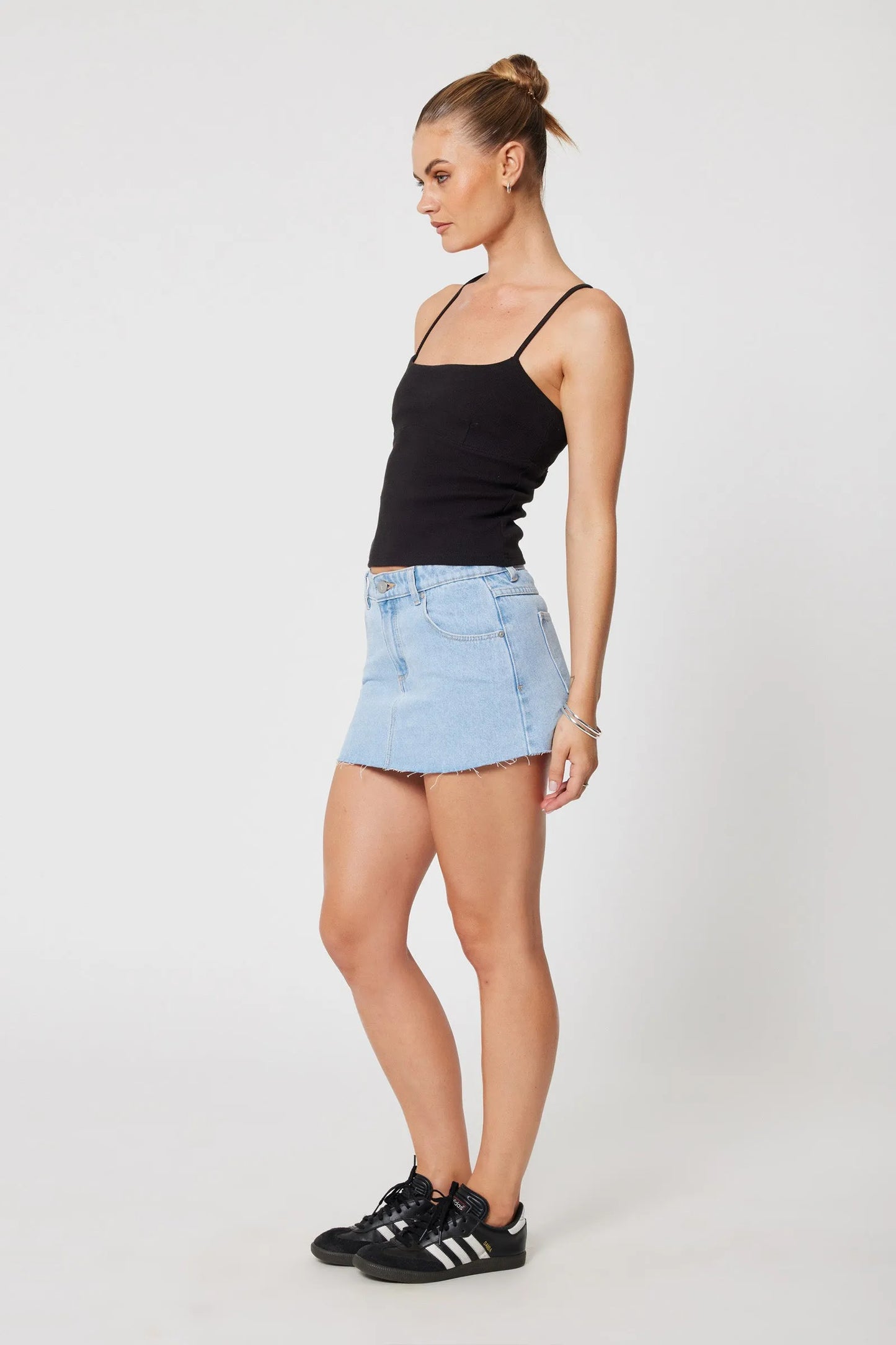 99 Low Kendall Skirt | Light Denim