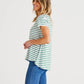 Tegan Swing Tee | Meadow Stripe