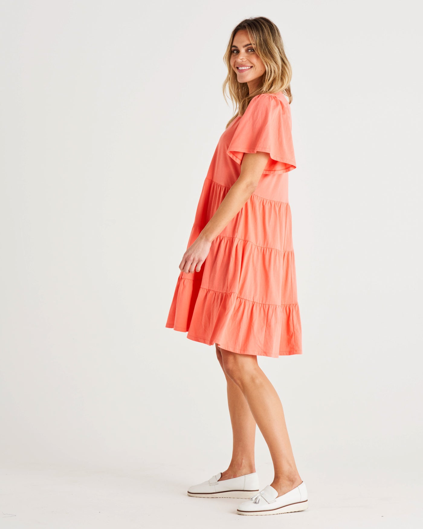 Cressida Dress | Coral