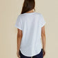 Hailey Short Sleeve Tee | White