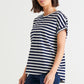 Hailey Short Sleeve Tee | Blue Stripe